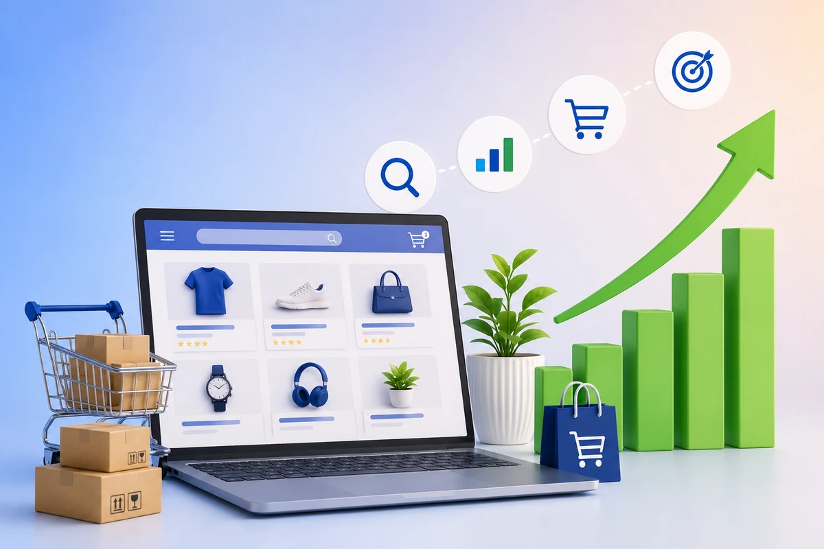 Organic e-commerce traffic and search growth